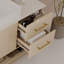 Meuble-lavabo moderne sur pied avec lavabo
