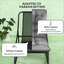 Chaises de véranda, chaises berçantes d'extérieur 2 pièces