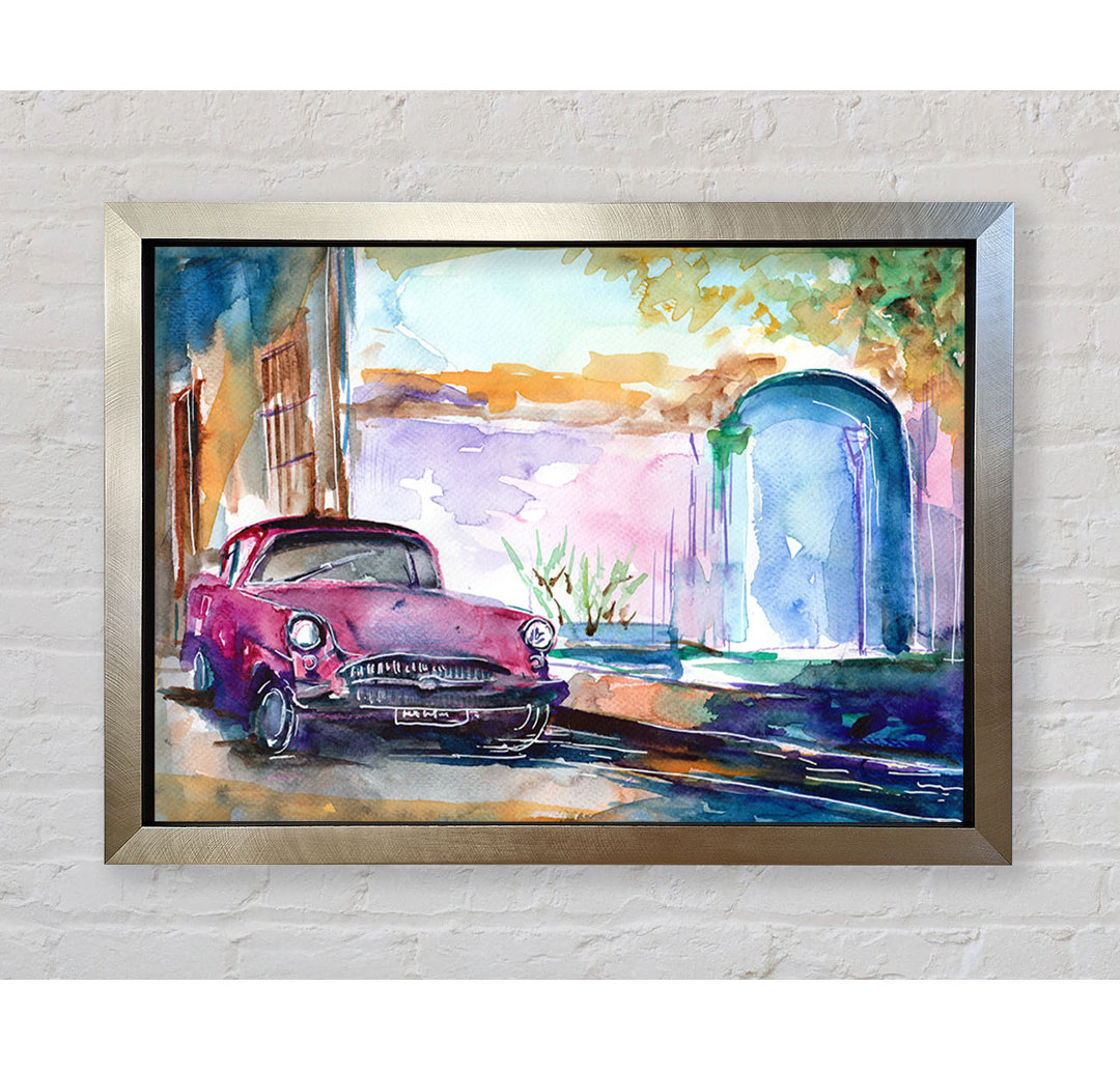 Classic Motoring - Einzelne Bilderrahmen Kunstdrucke