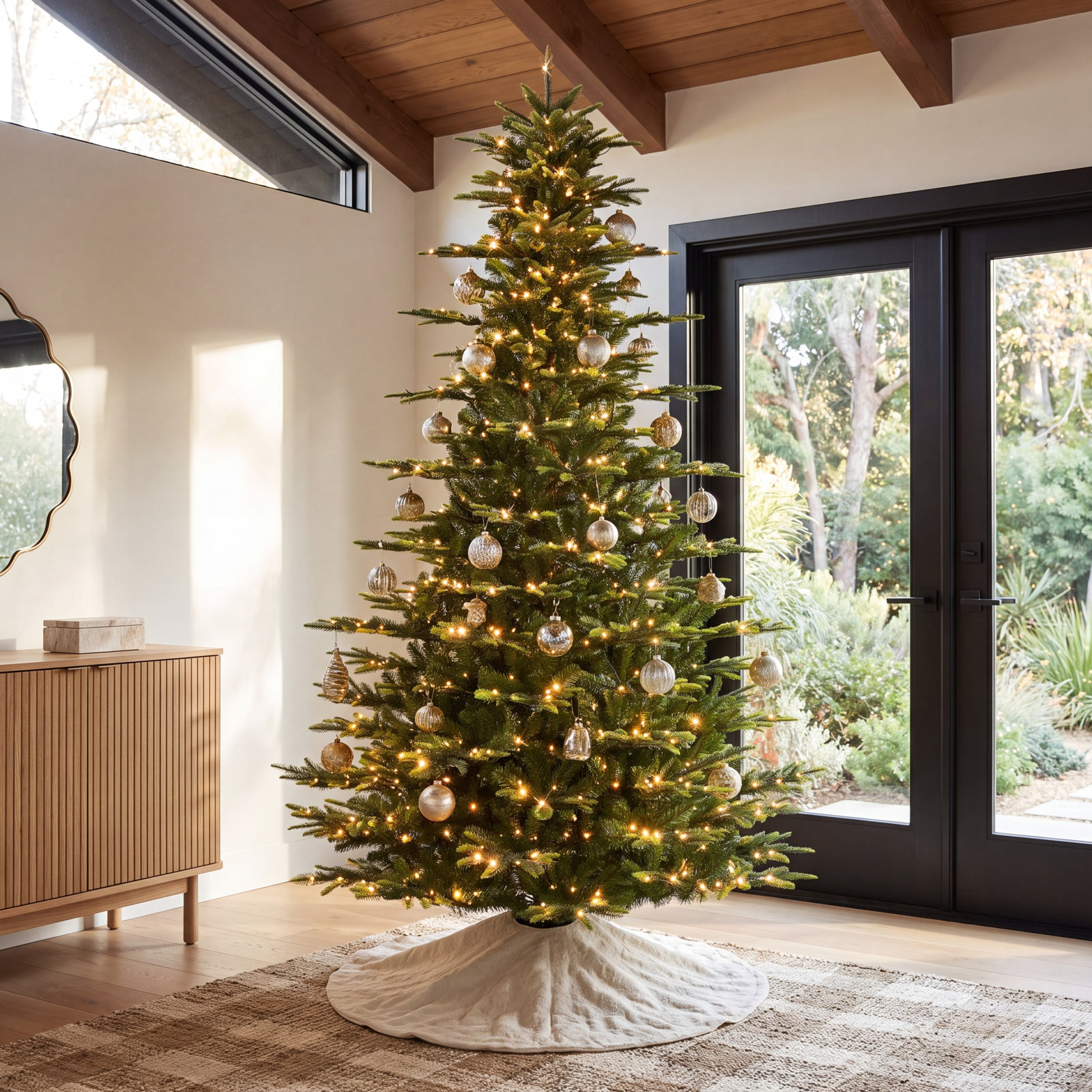 Aspen 9' Pre-Lit Fir Christmas Tree