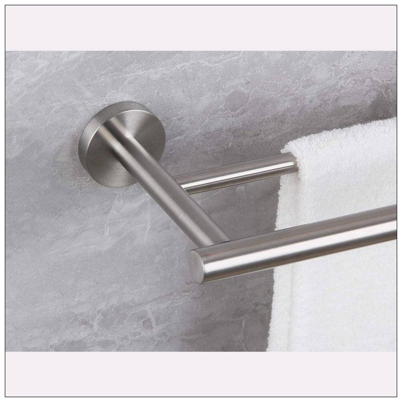 Barre à serviettes 23,6 po, Nickel brossé
