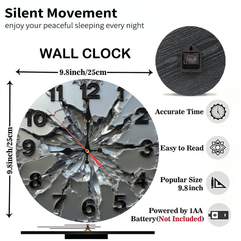 Horloge brisée