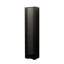 Armoire latérale noire avec lampe vibrante à bande en aluminium - Grand espace de rangement créé l 40 x P 29 x H 170 cm 48,18 lb Spacieux et fini