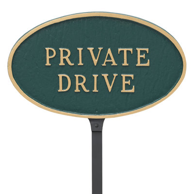 Weather Resistant Metal Garden Sign