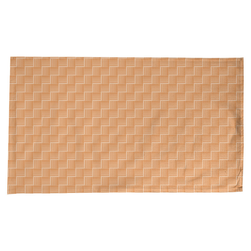 Rayures nattes classiques Nappe, Orange clair