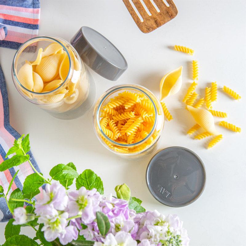 Novo Glass Jar - Set of 2