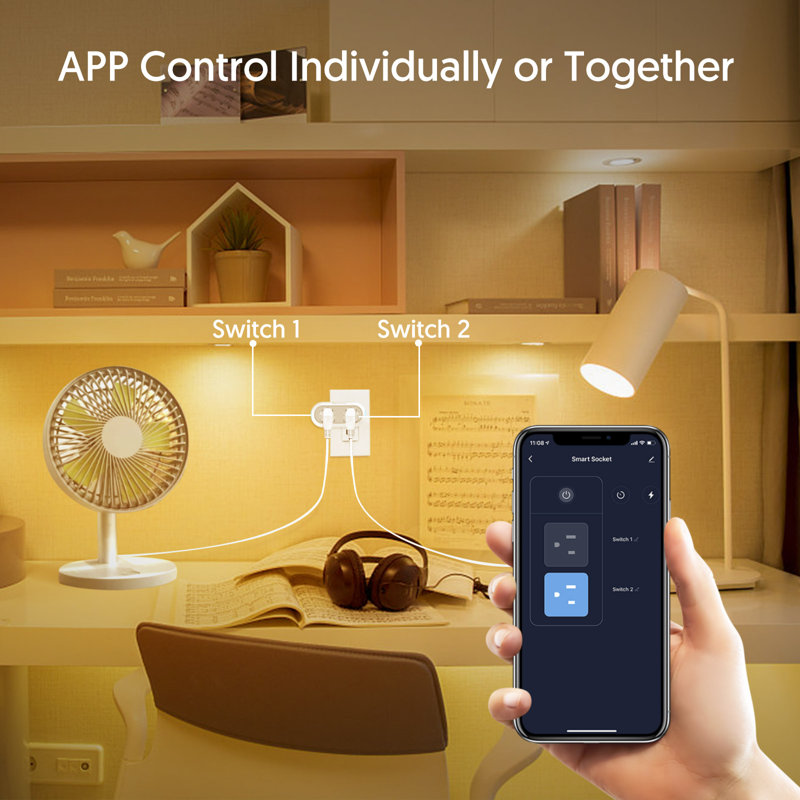 Mini-prise de connexion Wi-Fi round Smart
