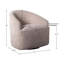 Fauteuil demi-tonneau pivotant de 30 po de large Tiberiu-762412016