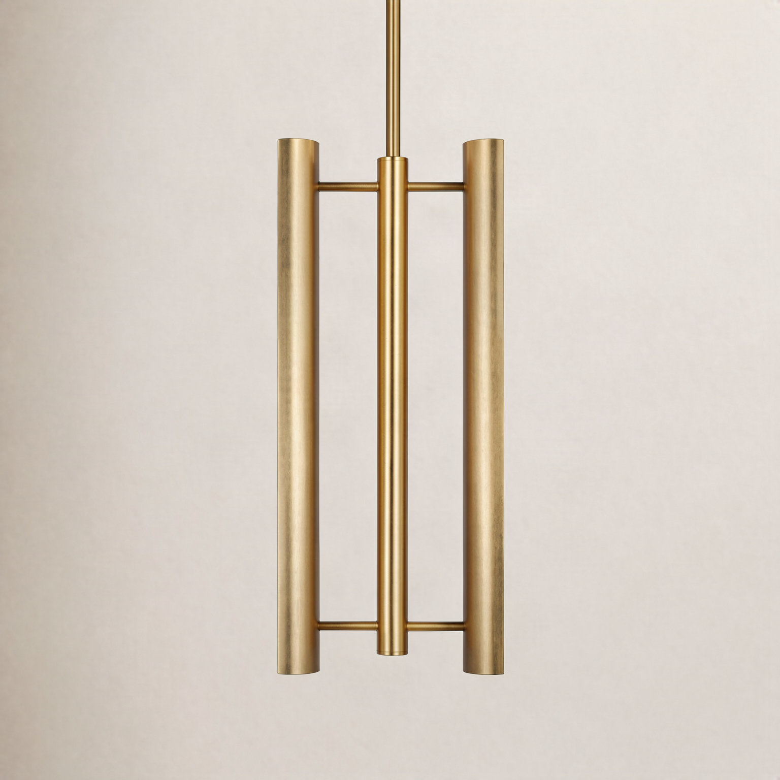 Futch Pendant, 22" H x 9" W x 3.25" D, Burnished Brass, 2