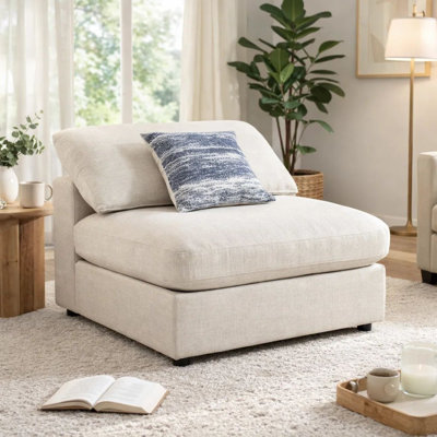 Chaise rembourrée Serene Beige