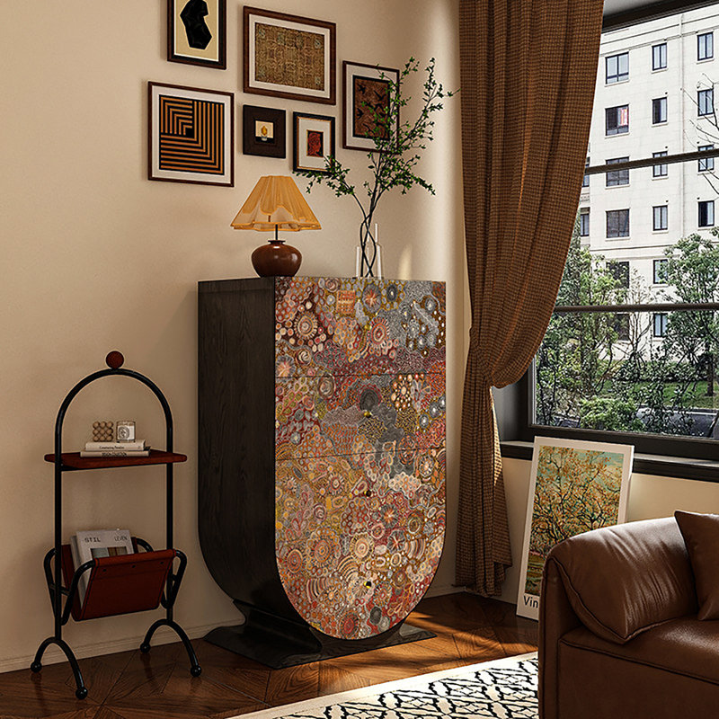 Armoire décorative à tiroirs de style américain