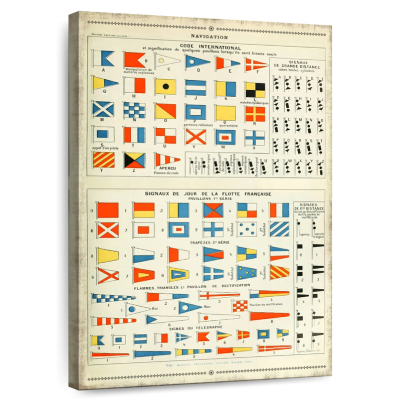 International Code Of Signals, 45" H x 30" W
