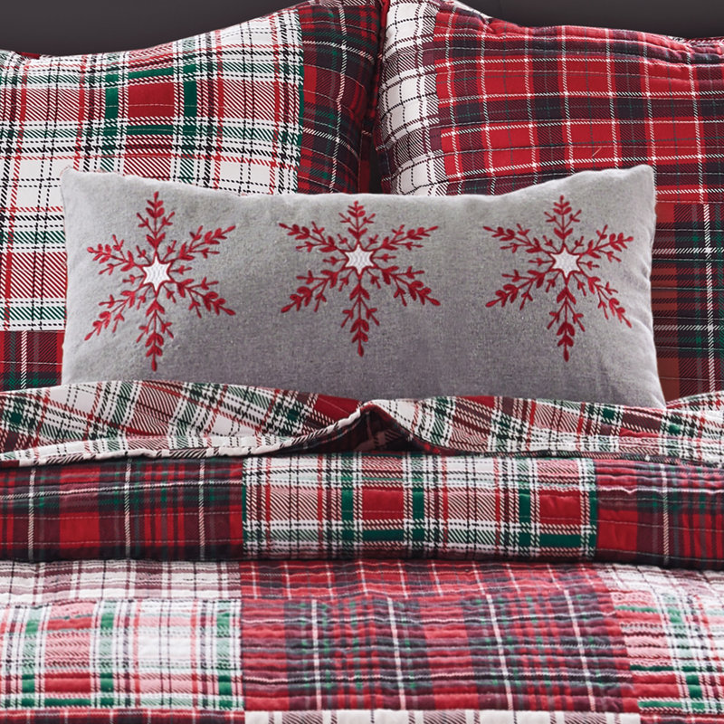 Sleigh Bells Snowflake Pillow