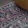 Sarok Ornate Persian All-Over Machine-Washable Purple/Gray Rug