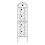 2 Pack Metal Garden Trellis 71" X 19.7" Rustproof Trellis For Climbing Plants Outdoor Flower Support Black-1004492701