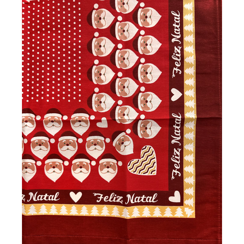 Plateau de table de Noël rouge - carré de 30 pouces pour les petites tables d'appoint