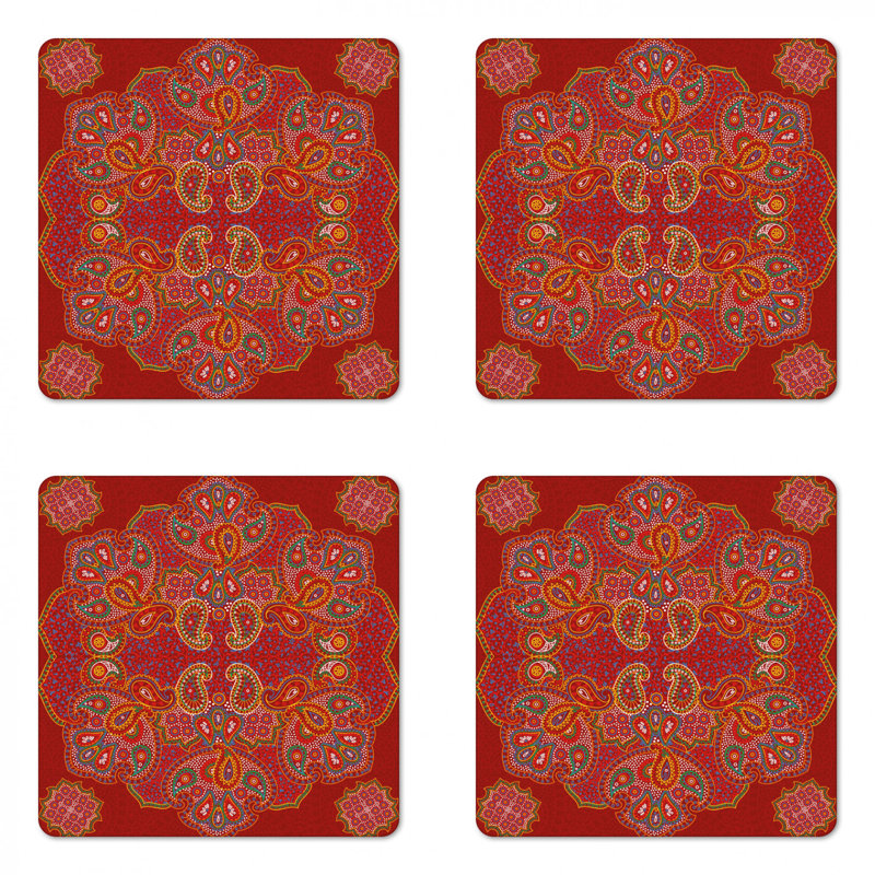 Square 4 Piece Coaster Set