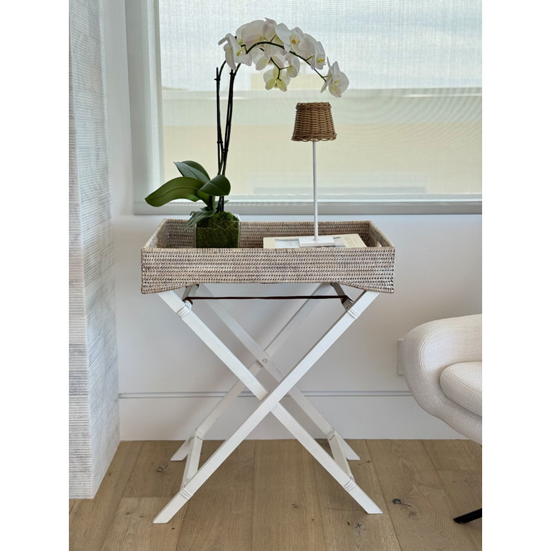 Table de majordome Everard, Blanc délavé