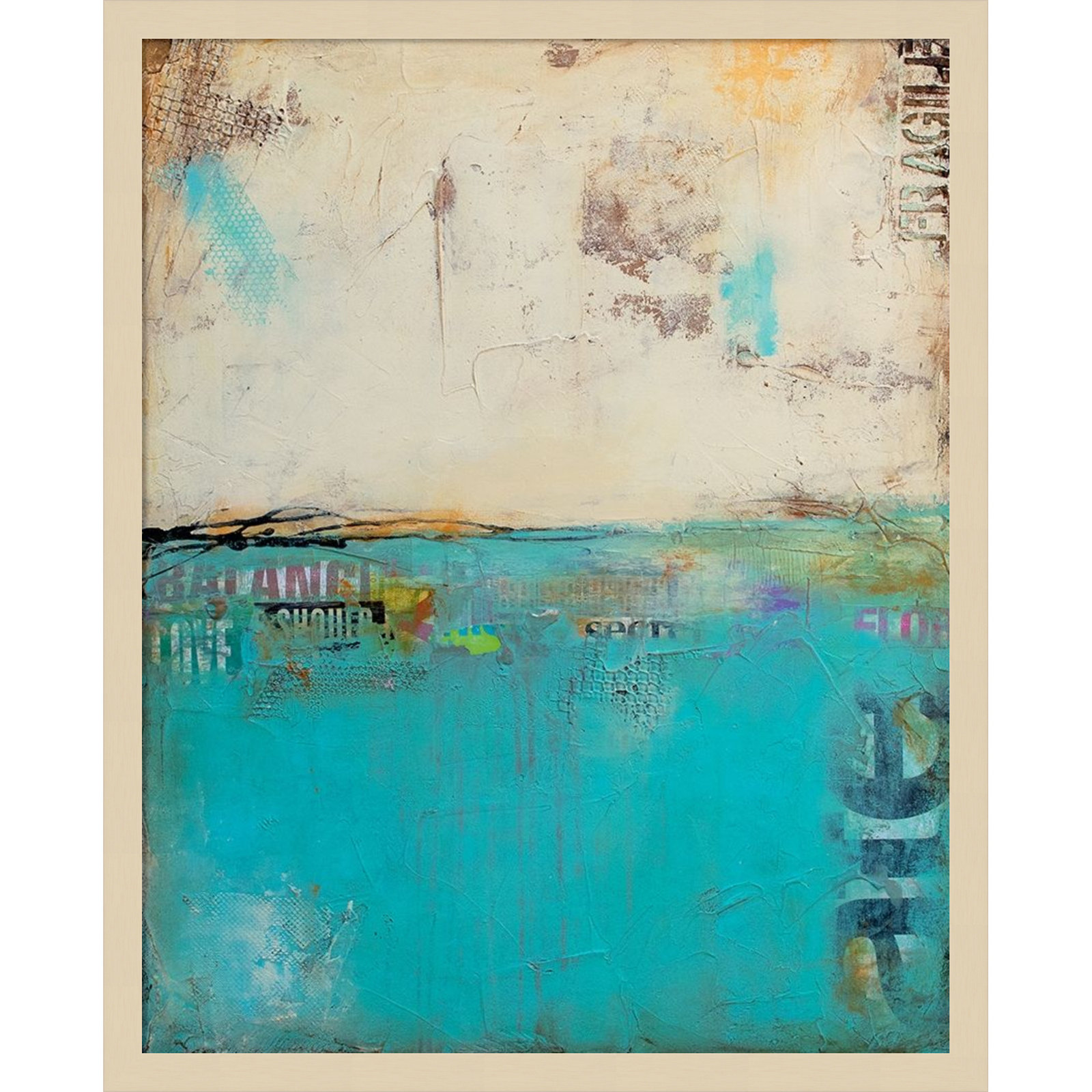 Urban Edge Print by Erin Ashley, 25" H x 21" W, Brown