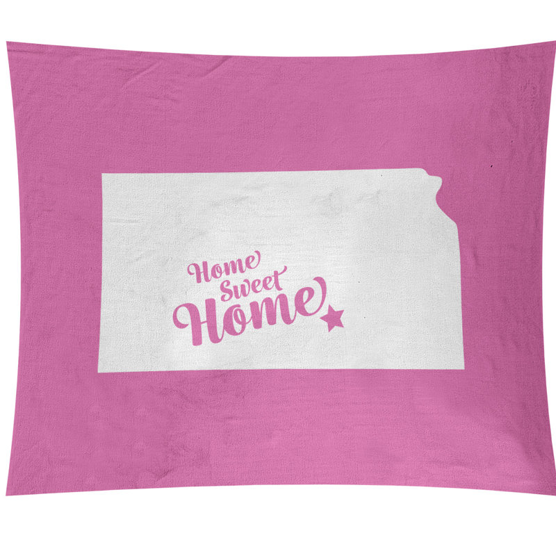 Tapisserie murale wichita doux pour la maison, H 27,5 po x l 37,5 po, Rose