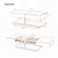 Table basse à plateau extensible ultrabrillant avec plusieurs compartiments de rangement-869827439