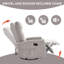 ° pivotant confort inclinable pour salon moderne - Kaki