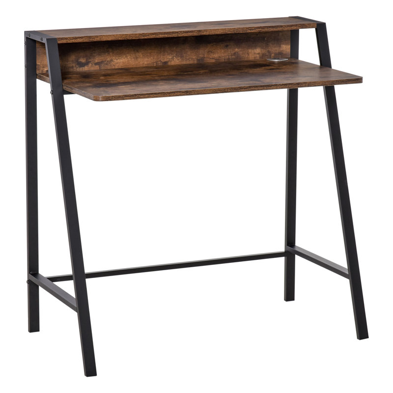 Shaffer Metal Base Writing Desk, 85cm H x 84cm W x 45cm D