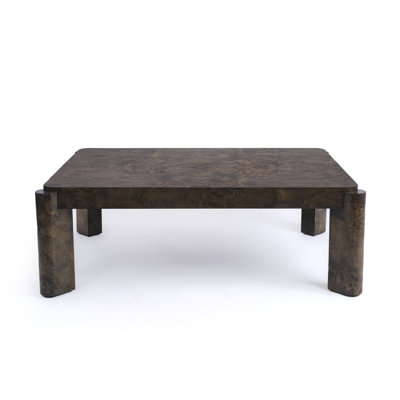 Jakus 47" Burl Wood Coffee Table
