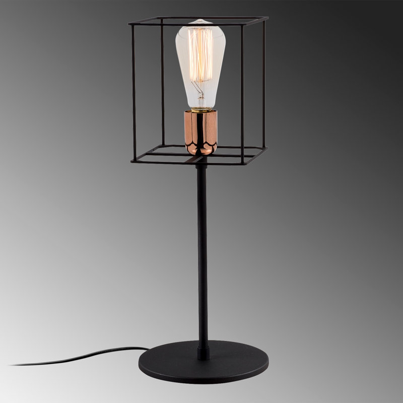 Lampe de table noire 17,72 po Crowland