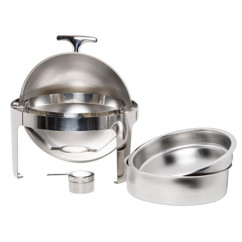 Stainless Steel Round Chafing Dish Prep & Savour