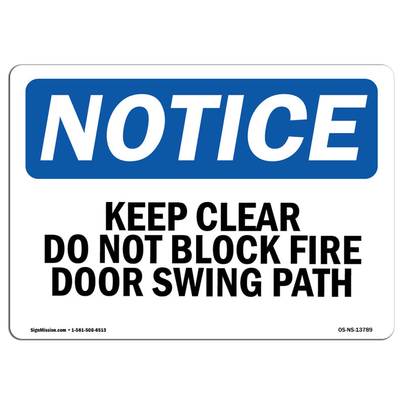 Panneau «Keep Clear»