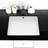 Arc Beautiful Ceramic Bathroom Sink - Rectangular Undermount For A Stain With Overflow