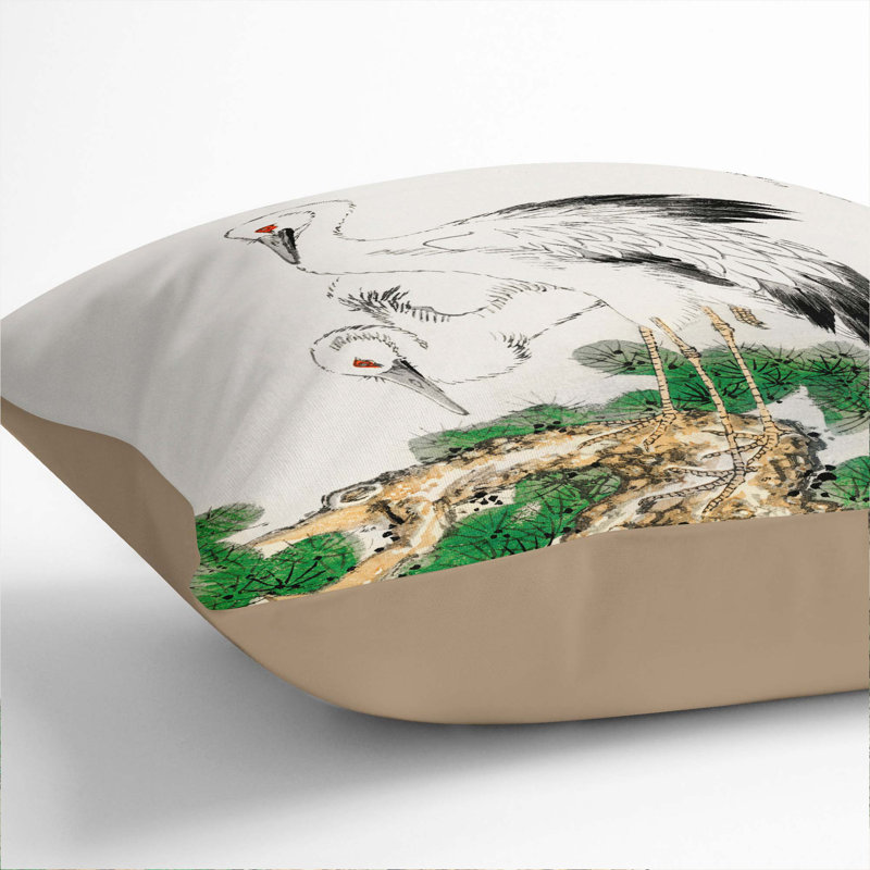 Square Throw Cushion, Stone, 55cm H x 55cm W x 20cm D