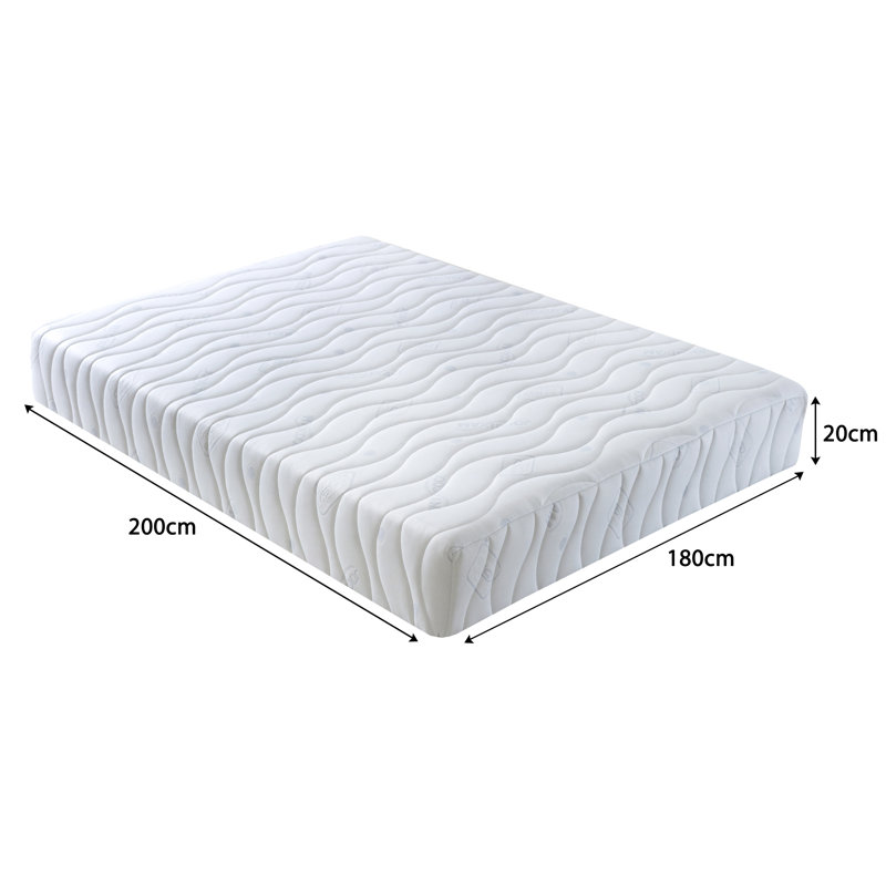 White Noise Open Coil Mattress, Super King (6')