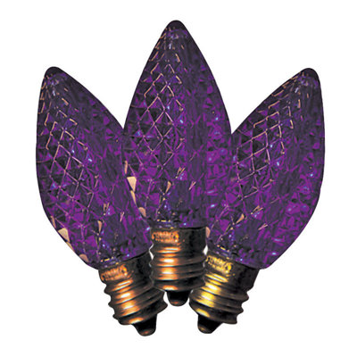 Ampoule DEL de Noël à facettes C7