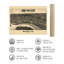 1889 Moline, Illinois, carte sur papier-96222095