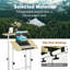 Bureau mobile à hauteur ajustable avec roulettes-87145991