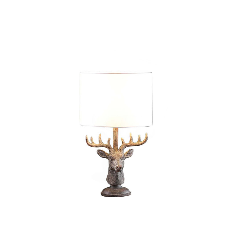 Lampe de table 18 po en cerf Elk Deer