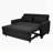 Oversized 61'' Convertible Sleeper Sofa Bed-349369032