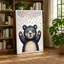 Bear In The Rain Boho - Print-136785984-136785985