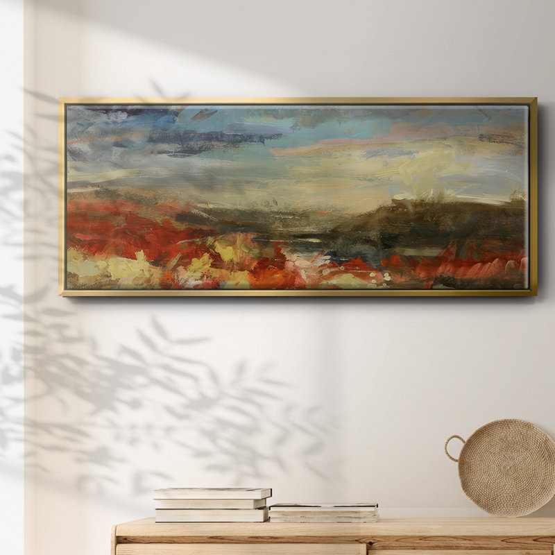 Landscape Study - Toile encadrée, H 20 po x l 50 po