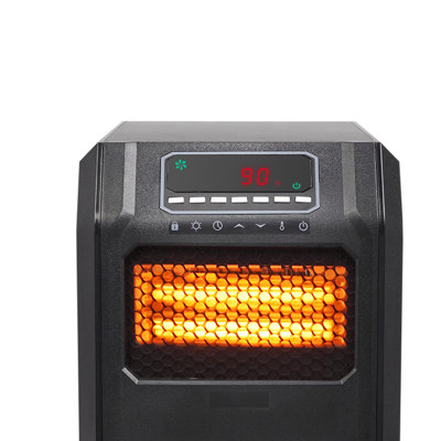Winado 1500 Watt 5118 BTU Electric Compact Space Heater with Adjustable Thermostat and with Digital Display