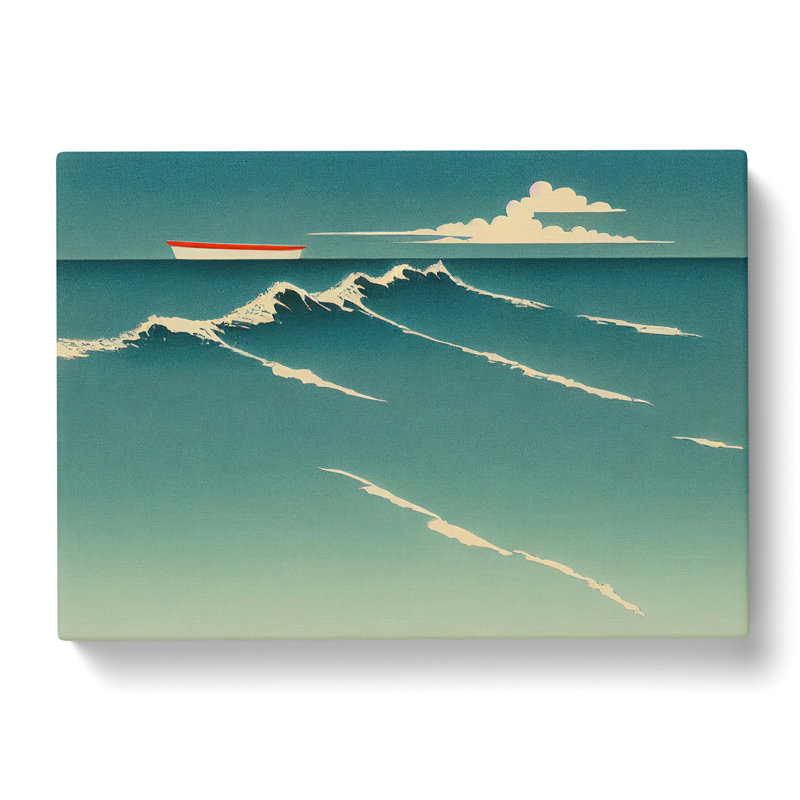 Sailing Boat Art - Wrapped Canvas, 35cm H x 50cm W x 3cm D