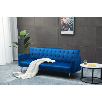 Luxurious Sofa Bed with Metal Legs