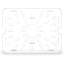 Couvercle rectangulaire en plastique transparent Top Notch®