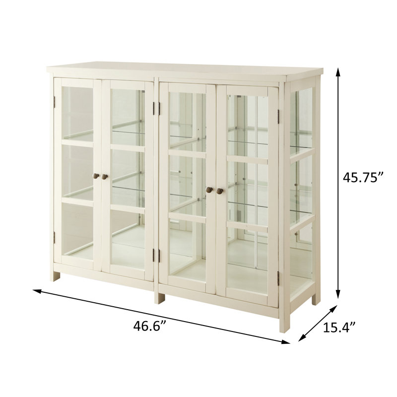 Emrich 46.6" Wide 4 - Door Sideboard in White