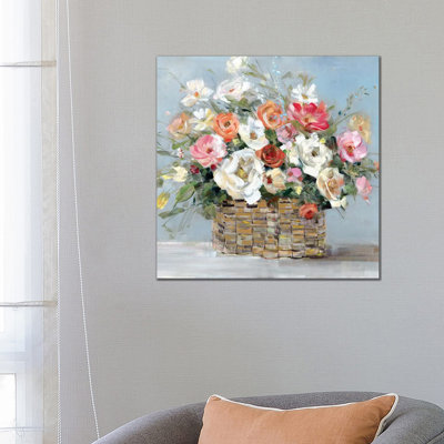 «Flower Market Fresh» par Sally Swatland - impression d'art graphique