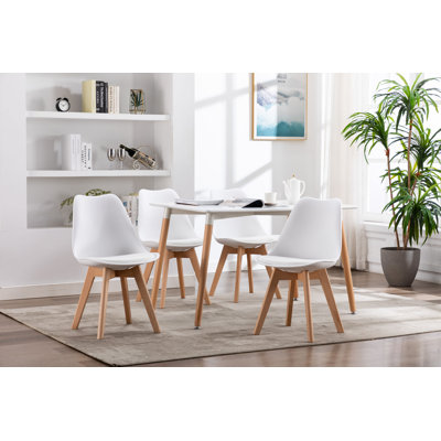 Solid Wood Base Dining Table