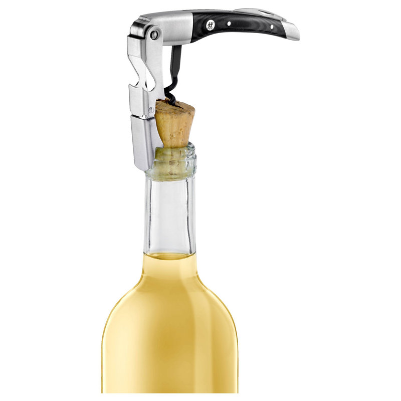 Classic Stainless Steel and Micarta Waiter's Corkscrew with Storage Case