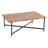 Kinden Industrial Solid Wood Acrylic Rectangular Coffee Table-1526410410